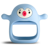 Smily Mia Breastfed Baby Pacifiers, Baby Teethingtoys For 0-6Months, Baby Teethers For 3-6Months, Hand Teether For Infants, Baby Essentials&Baby Registry For New Born, Baby Must Need Items, Light Blue
