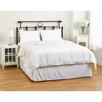 Elegant Comfort Luxury Goose Down Alternative Double Fill Comforter, Full/Queen, White