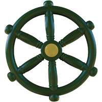 Gorilla Playsets 07-0006 Pirate's Wheel Swing Set Accessory With 12 Inch Diameter, Green