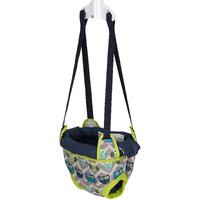 Evenflo Exersaucer Johnny Jumper Featuring Easy-To-Use Clamp Attachment For Quick And Tool-Free Set Up And Adjustable Straps To Customize The Height For Your Child, Owl