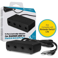 Hyperkin 4-Port Controller Adapter For Gamecube Compatible With Nintendo Switch/ Wii U/ Pc