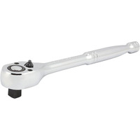 Neiko 03103A 1/2 Inch Ratchet Wrench, 72-Tooth Reversible Ratchet, Quick Release 1/2 Drive Ratchet, 10 Inch Oval Head Socket Wrench, Cr-V Steel Rachet Wrench