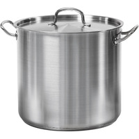 Tramontina 80117/581Ds 24 Qt. Stainless Steel Covered Stock Pot, Quarts
