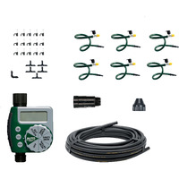 Orbit 56318 Hanging Basket Flex-Mist Watering Kit With Hose-End Timer