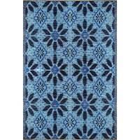Balajeesusa Outdoor Rug - 6X9, Sky Blue, Grey, Reversible Recycled Plastic Straw Rug Waterproof Outdoor Patio Rugs Clearance Large Rv Camper Mats 331