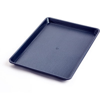 Blue Diamond Half Cookie Sheet, Diamond Infused Ceramic Nonstick Baking Pan, Pfas & Pfoa-Free Bakeware, Dishwasher & Freezer Safe, Durable Oven Tray, Easy Release, Even Heating, Blu