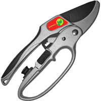 Ratchet Pruning Shears Gardening Tool - Anvil Pruner Garden Shears With Assisted Action - Ratchet Pruners For Gardening With Heavy Duty, Nonstick Steel Blade - Garden Tools By The Gardener's Friend