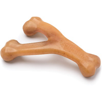 Benebone Wishbone Durable Dog Chew Toy For Aggressive Chewers, Real Chicken, Made In Usa, Medium