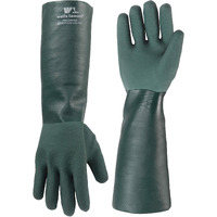 Wells Lamont Heavy Duty 18    Pvc Coated Work Gloves | Chemical & Liquid Resistant, Cotton Lined | Men's Large