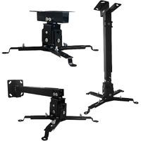 Tonalee Projector Mount Wall Or Ceiling Projection Mount Bracket With Adjustable Height And Extendable Arms Mount For Home And Office Projector