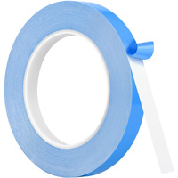 Hoaoh Thermal Adhesive Tape, 25M X 10Mm X 0.20Mm Double Side Thermal Tapes Cooling Heatsink Pad Apply To Led, Igbt Ic Chip Computer Cpu Gpu Modules Mos Tube Ssd Drives