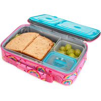 Nuby Insulated Lunchbox For Girls - 3+ Years - Pink Rainbows
