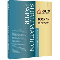 A-Sub Sublimation Paper- 150 Sheets Heat Transfer Paper 8.5X11 Inch Compatible With Inkjet Sublimation Printer 105G