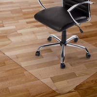 Kuyal Chair Mat, Rolling Chair Mat For Hardwood Floor, 36"" X 48"" Transparent Pvc Home Office Floor Protector Mat (36"" X 48"" With Lip)