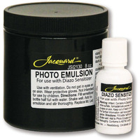 Jacquard Photo Emulsion & Diazo Sensitizer 8Oz - Light Sensitive Emulsion - Create Silk Screens With Photos Lettering Logos Or Detailed Images