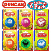 Duncan Yo-Yo Imperial (3) & Butterfly (3) Deluxe Gift Set Bundle - 6 Pack (Assorted Colors)