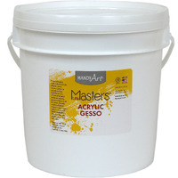 Handy Art Little Masters Economy Acrylic Gallon, White Gesso 128 Fl Oz (Pack Of 1)