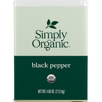 Simply Organic Black Pepper, Certified Organic | 4 Oz