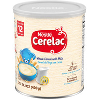 Nestle Cerelac Wheat Cereal With Milk, Made For Toddlers 12 Months, 14.1-Ounce Canister (Pack Of 1)