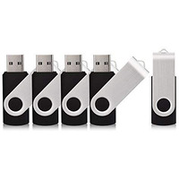 Flash Drive, Usb Drive 5 X 16 Gb Usb Flash Drive 16 Gb Thumb Drive Memory Stick Swivel Keychain Design Mixcolor (16Gb5) (Mixcolor5)