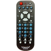 Trisonic 4 Way All In One Universal Remote Control, Programmable Remote, Compatible With Tv , Aux,Cable Coverter Box, Dvd, Cable, Satellite And More