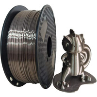 Silk Rose Gold 3D Printer Filament 1.75Mm 1Kg 2.2Lbs Spool 3D Printing Silky Shiny Metal Metailic Rose Gold (Dark) Pla Materials Shine Chocolate Brown Coffee Gold Hzst3D