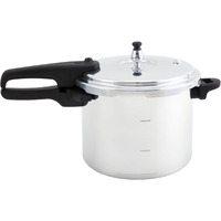 Imusa Usa A417-80801W Stovetop Aluminum Pressure Cooker 7.0-Quart,Silver