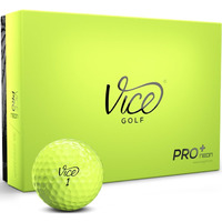 Vice Golf Pro Plus Golf Balls, Lime (One Dozen) (Viceproplus)