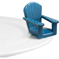Nora Fleming Hand-Painted Mini: Chillin' Chair Blue (Blue Adirondack Chair) A67