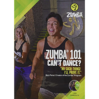 Zumba 101 Dance Fitness For Beginners Workout Dvd, Beginner Dance Workout .5X5.25X7.5"" .25 Lbs