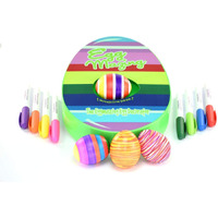 The Eggmazing Egg Decorator The Original Easter Egg Decorator Kit - Arts And Crafts Set - Includes Egg Decorating Spinner And 8 Colorful Quick Drying Non Toxic Markers [Packaging May Vary]