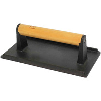 Thunder Group Steak Weight, 5-3/4 By 9-1/2-Inch, Cast Iron