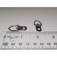 100 Heavy Duty Single Hole D Ring / Triangle Strap Hanger W/ Screws