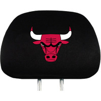 Nba Chicago Bulls Head Rest Covers, 2-Pack