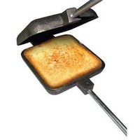 Guidesman Cast Iron Camp Grill Cooker Pie Maker Camp Fire Cooker 22"" Long Handle