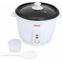 Imusa Usa Gau-00013 Electric Nonstick Rice Cooker 8-Cup (Uncooked) 16-Cup (Cooked), White