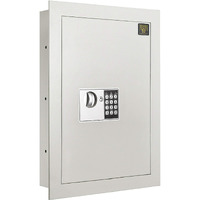 Digital Wall Safe - Flat, Electronic, Steel, Keypad, 2 Manual Override Keys - Protect Money, Jewelry, Passports - For Home Or Business By Paragon