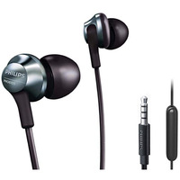Philips Pro Wired Earbud & In-Ear Headphones With Microphone, Ear Phones, In-Ear Headphones With Mic, Powerful Bass, Lightweight, Hi-Res Audio, 3.5Mm Jack For Phones And Laptops Comfort