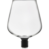 Godinger Chugmate Wine Glass Topper, Goblet To Drink Straight From The Bottle, The Original, 1 Count (Pack Of 1), Clear