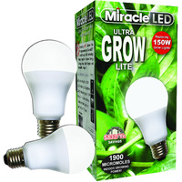 Miracle Led Absolute Daylight Spectrum, Ultra Grow Lite 2-Pack, 12W (604868)