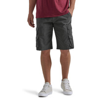 Wrangler Authentics Men's Big & Tall Premium Cargo Short (Bennard), Anthracite Twill, 44