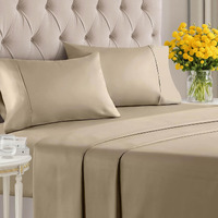 400 Thread Count Cotton - Queen Size Sheet Set - 100% Cotton Sheets - 400-Thread-Count - Sateen Cotton - Deep Pocket Cotton Bed Sheets - Silky & Soft Cotton - Hotel Quality Cotton Sheet For Queen Beds