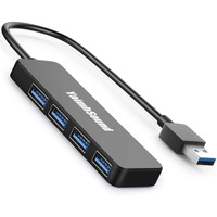 4-Port Usb Hub 3.0, T-Sound Usb Splitter For Laptop, Ps4 Keyboard And Mouse Adapter For Dell, Asus, Hp, Macbook Air, Surface Pro, Acer, Xbox, Flash Drive, Mobile Hd, Console, Printer, Camera