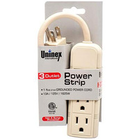 Uninex Uni3Outps Outlet Power Strip