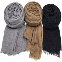 Women Scarf Shawl For All Season 3Pcs Scarve Wrap Scarve A.