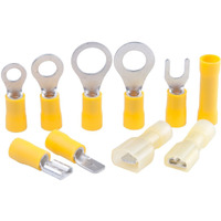 Gardner Bender Tk-1210 Terminal Assortment, Spade Terminals, Butt Splices, Male & Female Disconnects, 12-10 Awg