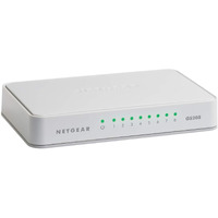 Netgear 8-Port Gigabit Ethernet Unmanaged Switch (Gs208) - Desktop, Ethernet Splitter, Silent Operation, Plug-And-Play