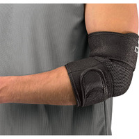 Mueller Sports Medicine Adjustable Elbow Support Sleeve, Elbow Pain Relief Brace For Men And Women, Black, One Size
