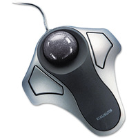 Kensington Orbit Optical Trackball Mouse, Usb 2.0, Left/Right Hand Use, Black/Silver