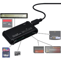 Acuvar Super High Speed All-In-1 Usb Memory Card Reader/Writer For All Cards Sd/Sdhc, Micro Sd, Cf, Xd, Ms/Pro & Duo Cards Plug N Play, Apple And Windows Compatible, Powered By Usb